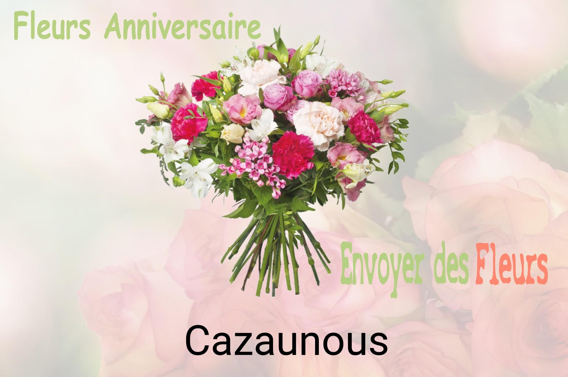Bouquet de fleurs d’anniversaire livré à Cazaunous