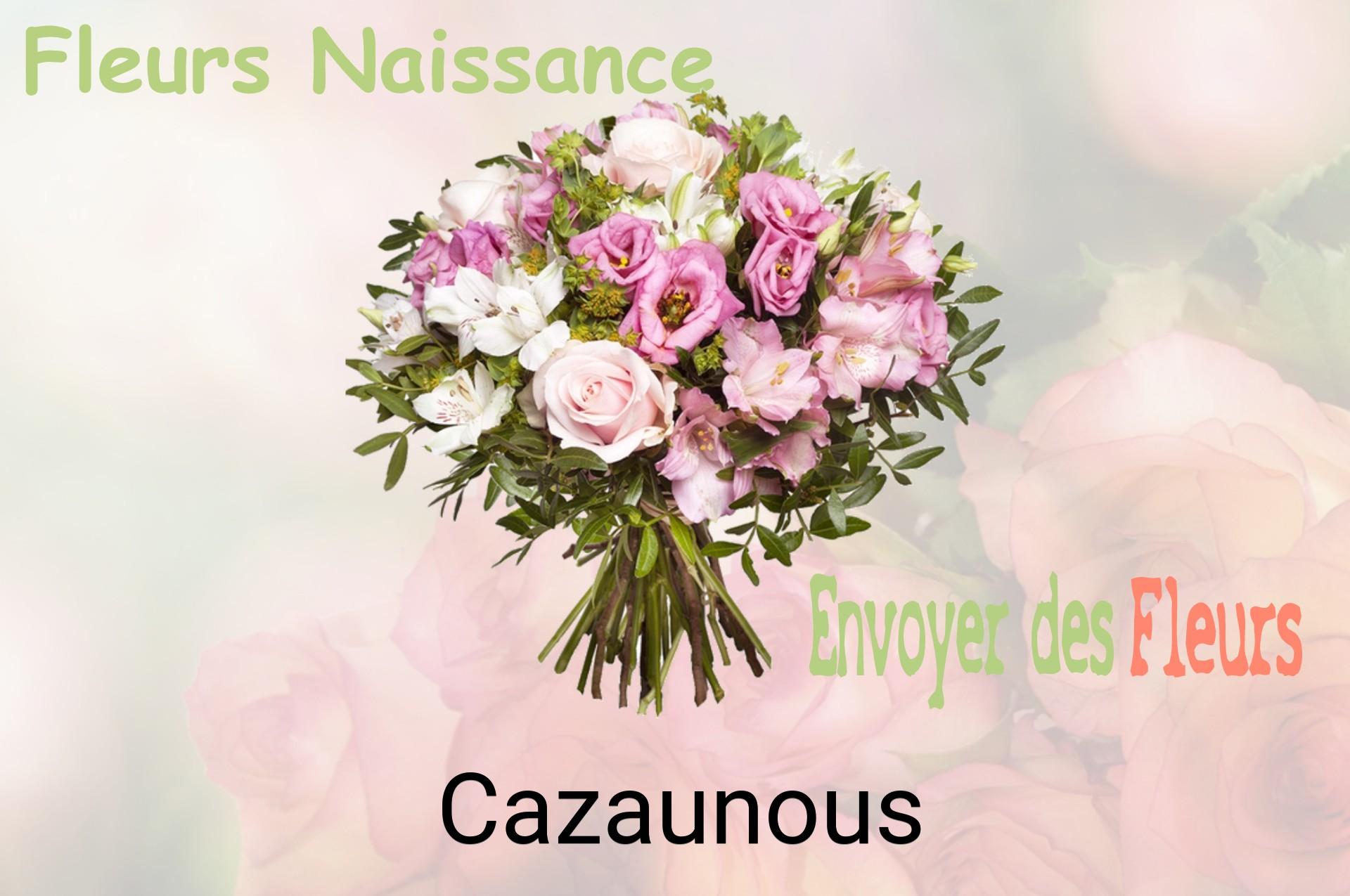 Bouquet de fleurs de naissance livré à Cazaunous